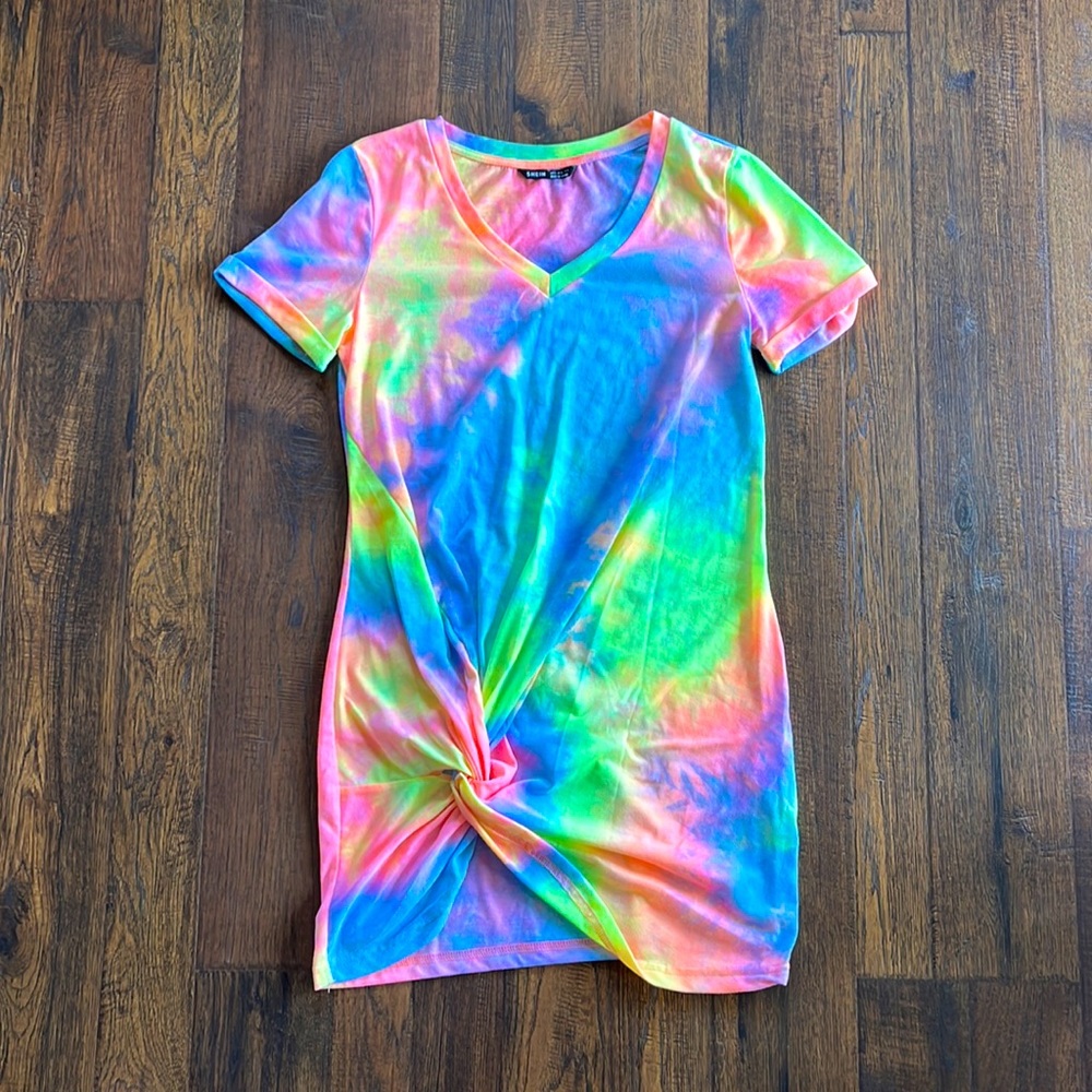 Tie Dye T shirt Dress